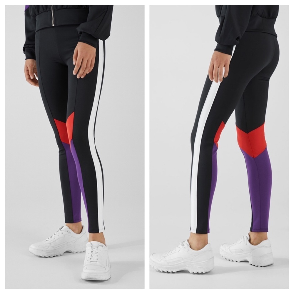 🌹NWT. Bershka Contrast leggings. Size XS.